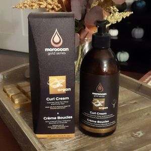 Moroccan gold series argan curl cream